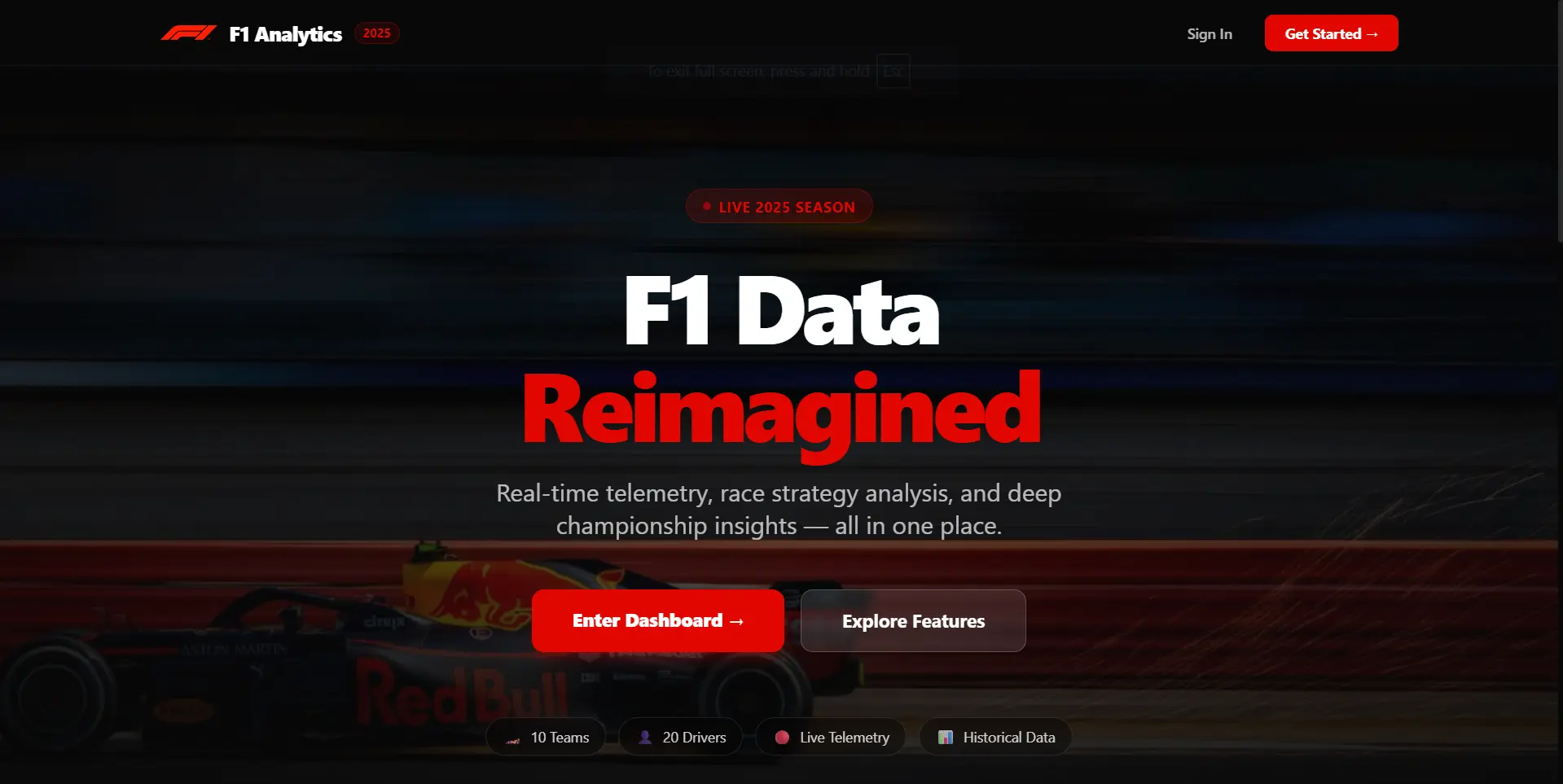 F1 Analytics Hub
